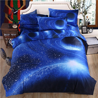 3d Galaxy bedding sets Twin/Queen Size Universe Outer Space Themed