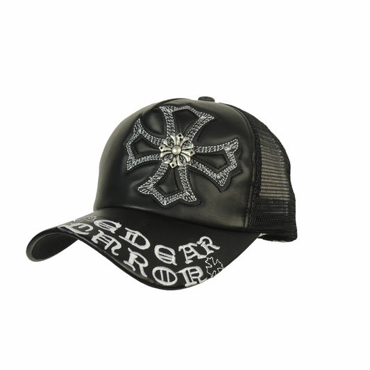 High Quality Fashion Leather Caps Unisex Hats Baseball Caps For Men Women Adult Sports Snapbacks One Huge Crosses BH-6945