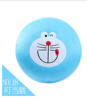 Free ship 1pcs inflatable Stool thickening Cotton Cover Cartoon Plush inflatable Pouf Chair Lovely Pneumatic Stools Portable
