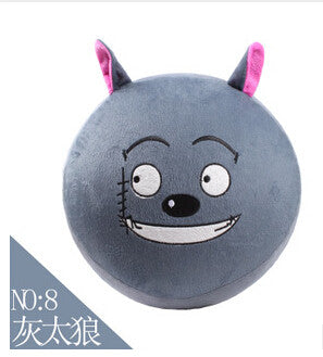 Free ship 1pcs inflatable Stool thickening Cotton Cover Cartoon Plush inflatable Pouf Chair Lovely Pneumatic Stools Portable