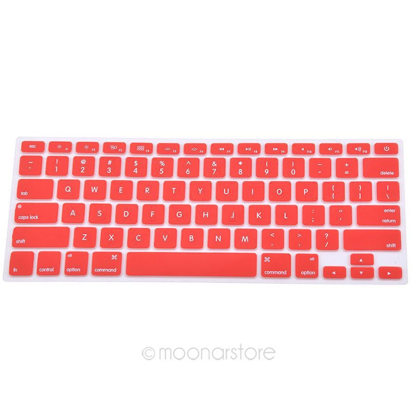 9 Candy Colors Silicone Keyboard Skin Cover For Apple Macbook Pro MAC 13 15 17 Air 13 - Shopy Max