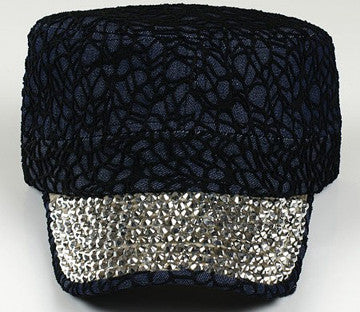 New Fashion sport caps snapback outdoors women's sun hat active summer lace and crystal stones decorated - Shopy Max