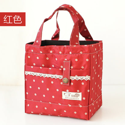 New Lovely Thermal Nylon Lunch Bags for Kids Children Tourism