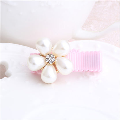 New Arrival Floral Rhinestone Kids Hair Accessories Bowknot  Hair Clip Children