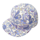 2Pcs Fashion Flower Print Hiphop Snapback Baseball Cap Hat (3 colours) - Shopy Max