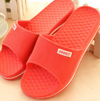 2014 Summer / couple of men and women indoor / home slippers / Korean version of the thick-soled slip / bathroom  / shipping
