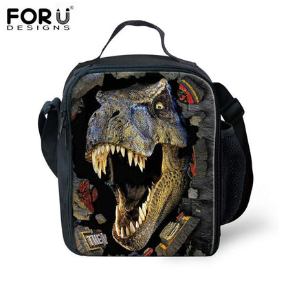 Waterproof Insulated Tote Kids School Lunch Animal Bags Thermal Food Picnic