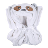 New Towels Baby Kid's Hooded Bath Towel Toddler Blankets Cute Animal Flannel