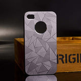 Wholesale hot sale 3D Diamond Aluminum Metal Water Cube + PC Material Phone Cases For Iphone 5 5s