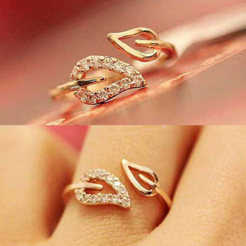 Crystal Drill Lover Rings