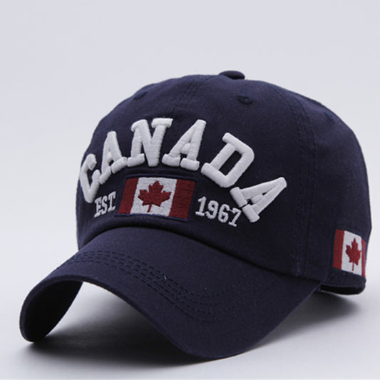 New Arrivals Cotton Gorras Canada Cap Flag Of Canada Hat Snapback