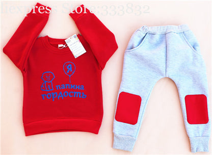 Olike Brand autumn winter boy set masha Children Tracksuit kids clothing suit boys and girls - Shopy Max