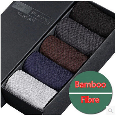 5pairs 2016 fashion bamboo fiber socks men's socks summer gift box men's summer