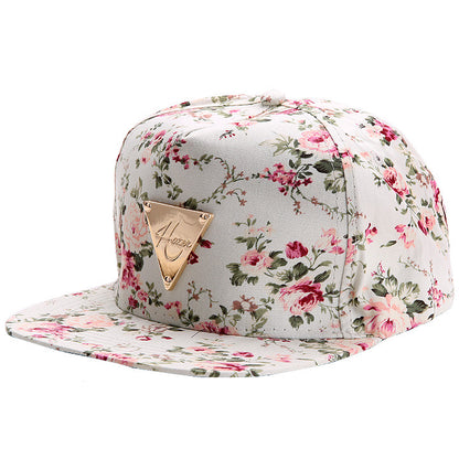 2016 Hot Spring Unisex Snapback Flat Peaked Adjustable Baseball Cap Hip Hop Hat Cool Floral