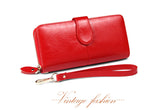 100% Genuine Leather Women Wallet Luxury Brand Designer Wallet Women - Shopy Max