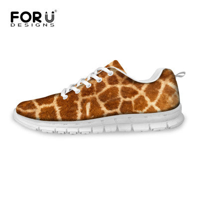 Spring Autumn Fashion 3D Leopard Zebra Pattern Women Shoes Size 35-40 Casual Women Walking Hiking Travel Shoes Sapato Feminino - Shopy Max