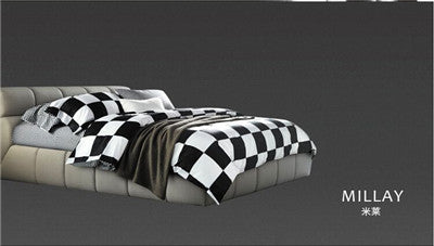 4pcs bedding set / classic simplicity black white zebra striped bed linen quilt Pure
