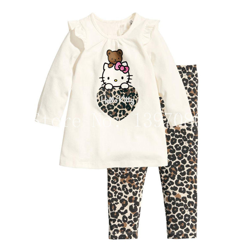 2016 new hot Children Clothing Sets Cotton Baby Girls Pajamas Suit Kids pajamas - Shopy Max