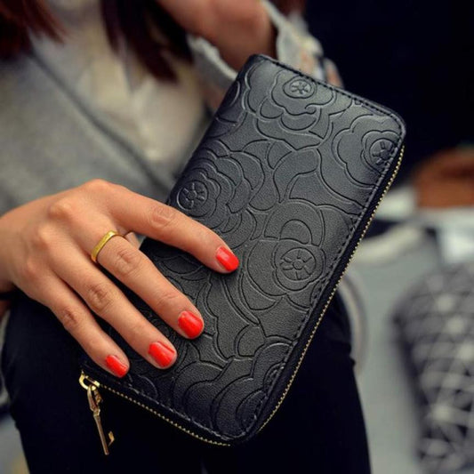 wallet women pu leather woman retro wallet money clip wallet women luxury brand