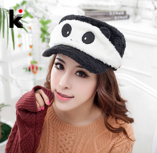 Fashion winter hats for women  wholesale Panda masks baseball caps leisure snapback outdoors unisex - Shopy Max