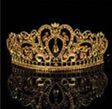 2016 New Arrival Luxuious AB Color Crystal Bridal Tiaras Fashion Princess Crown Silver Wedding Crowns Hair