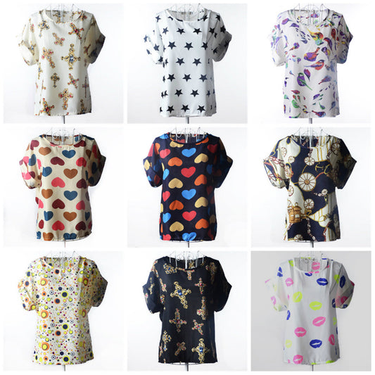 New Women Chiffon Blouse
