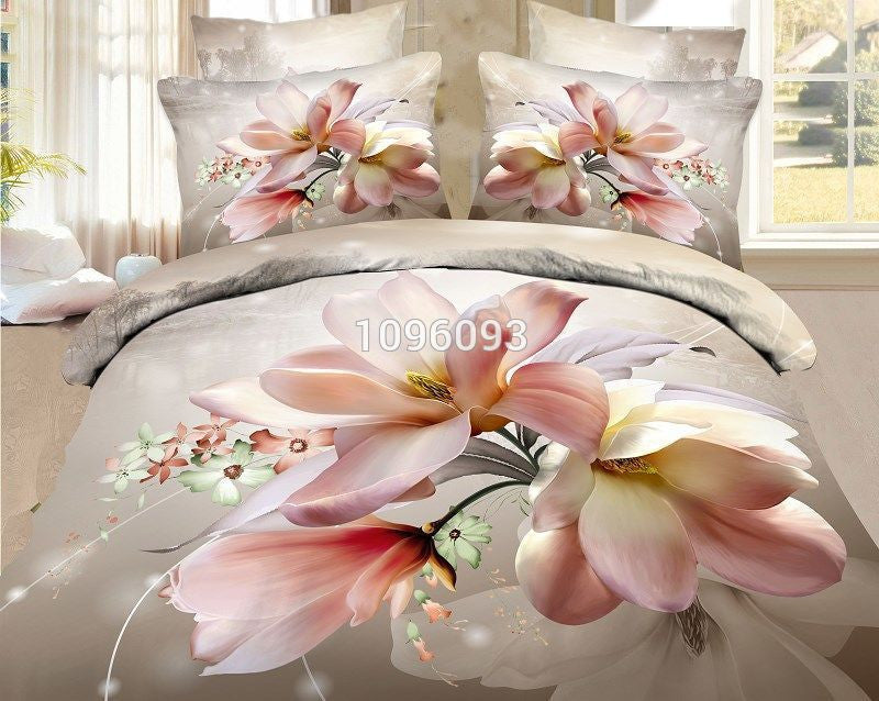 housse de couette, DHL-Free shipping Europe Luxury flowers Christmas - Shopy Max