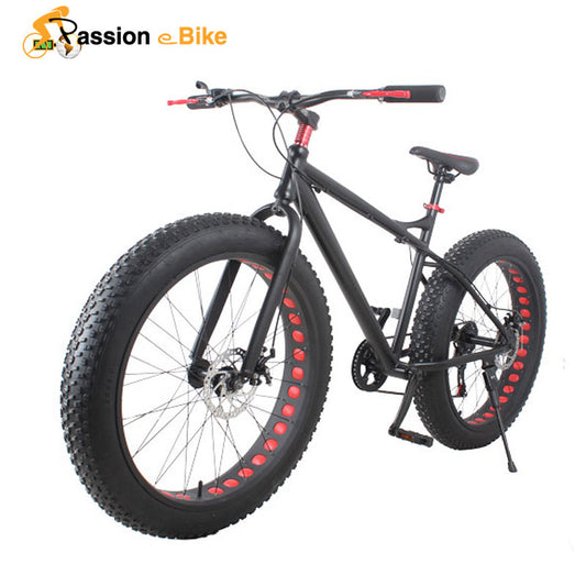 passion ebike 21 speed Aluminium mountain bike white frame 26*4.0 fat tire bicycle bicicleta bikes - Shopy Max