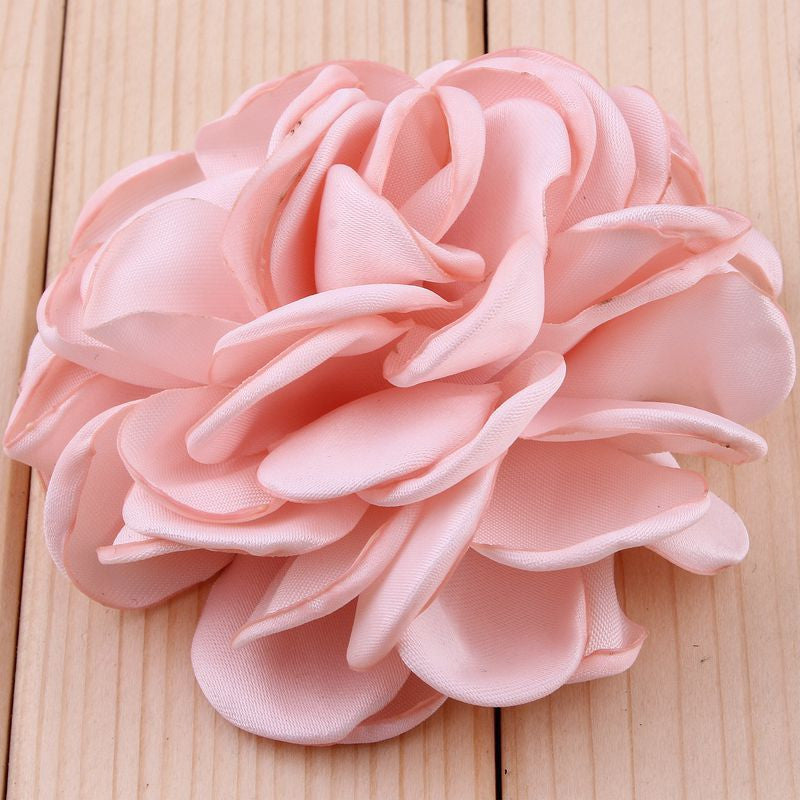 30pcs/lot 8CM 20 Colors Newborn Vintage Soft Artificial Fabric Flowers For Headbands Chic - Shopy Max