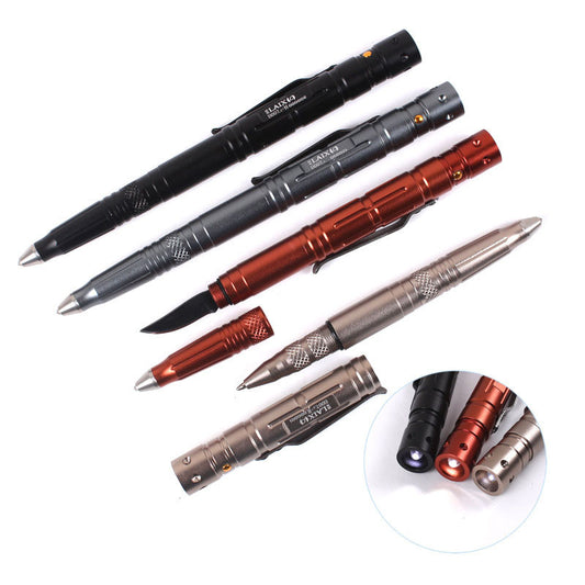 1 Piece Best Selling High Brightness LED Tactical Pen Engraving With Battery - Shopy Max