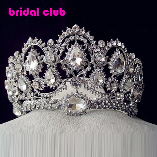 Hot European Designs Vintage Peacock Crystal Tiara Bridal Hair Accessories Wedding Quinceanera