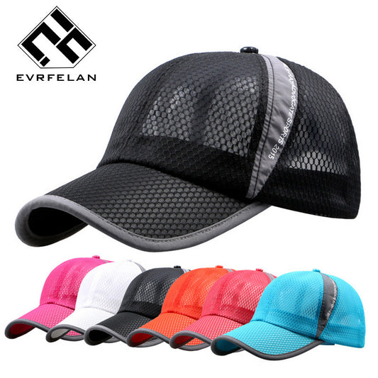 Unisex Summer Breathable Fashion Baseball Cap Hat Mesh Cap Baseball Hat Man Bone Women Golf Hats For Men Sport Cap Free Shipping