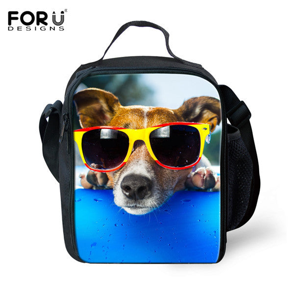 Waterproof Insulated Tote Kids School Lunch Animal Bags Thermal Food Picnic