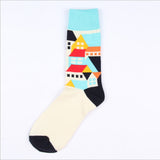 6 styles quality combed cotton autumn winter creative tide colorful countryside - Shopy Max