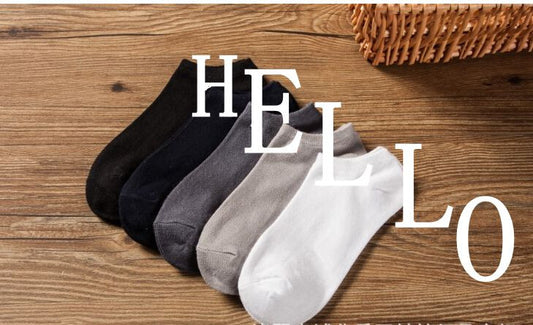 5Colors SOCK Gentlemen Thin Bamboo Socks Men Socks/High quality Men's sports Ankle Socks 5pairs/lot