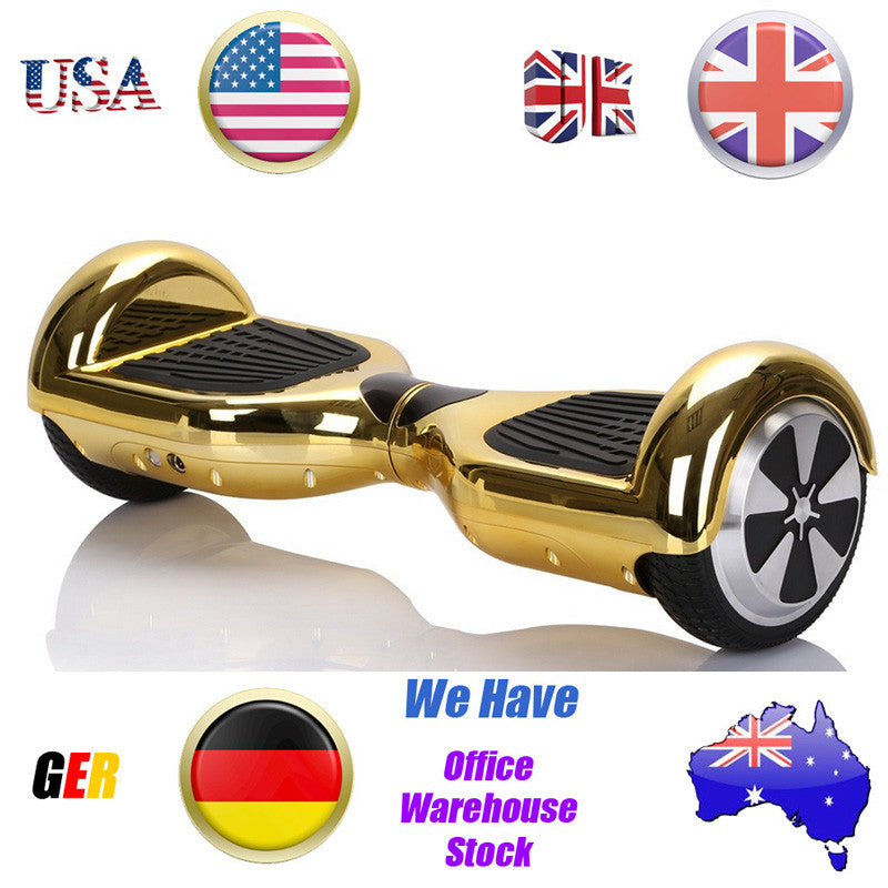 Self Balancing Hoverboard US 6.5 inch Electric Scooter UK AU GER Europe Stock Two Wheel Smart Balance Skateboard Metal Painted - Shopy Max