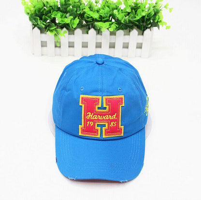 1pcs,Fashion new H letters baseball caps,Women's hole peaked hat,Multicolor wholesale.