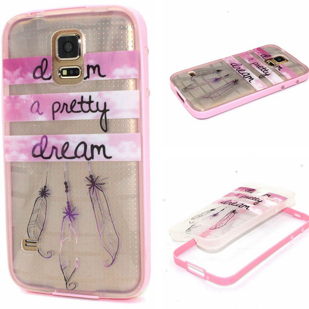 Hybrid Soft TPU Transparent Back Cover & Plastic Frame Cases for  Samsung Galaxy S5 - Shopy Max