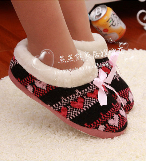 Russian Warm Cashmere Home Woman Slippers/Shoes Autumn Floor Home Shoes Christmas Gift Pantufa chinelo Free Size - Shopy Max
