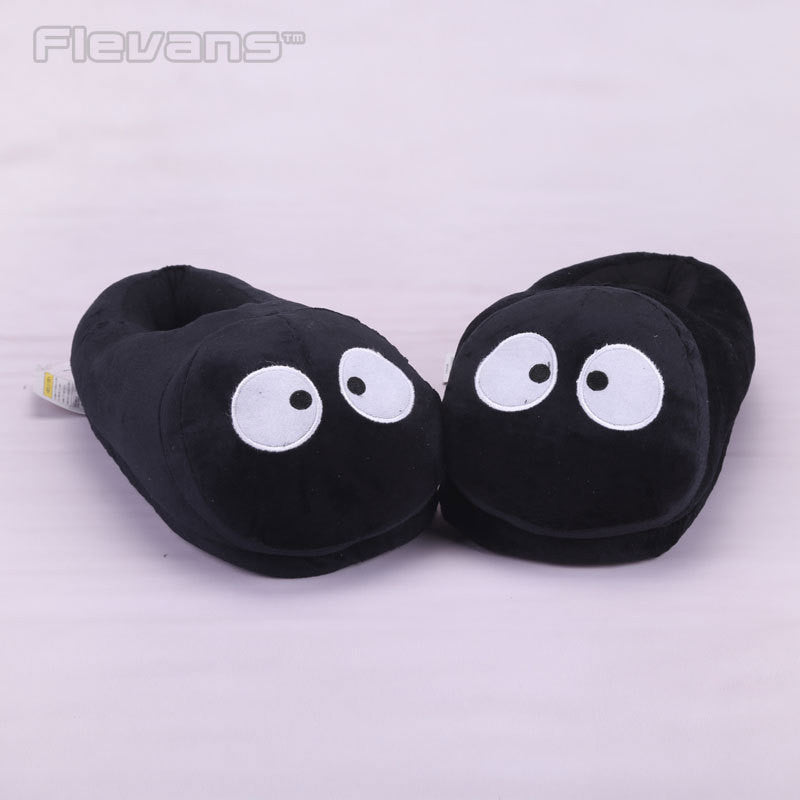 Anime Cartoon Totoro Cat Buss Fairydust Plush Shoes Home House Winter Slippers for Children Women Men Kids Slippers ANSE039