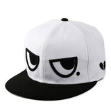 2016 Fashion Brand Snapback Caps New Men's Women's Adjustable Baseball Cap Black White Eyes