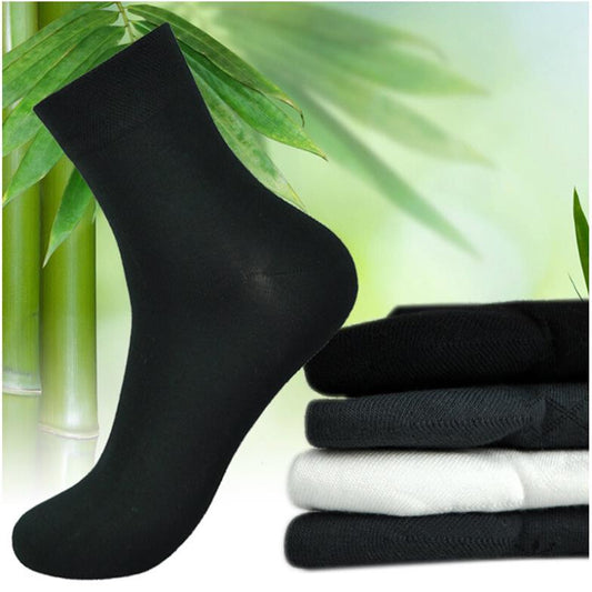 5 pairs  Cotton & Bamboo Fiber Classic Business Men's Sock Brand Mens Socks For Men L033510