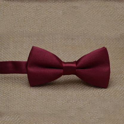 Upscale Solid Bow Tie For Boys&Girls Popular Children Polyester Bowknot Bowtie Brand