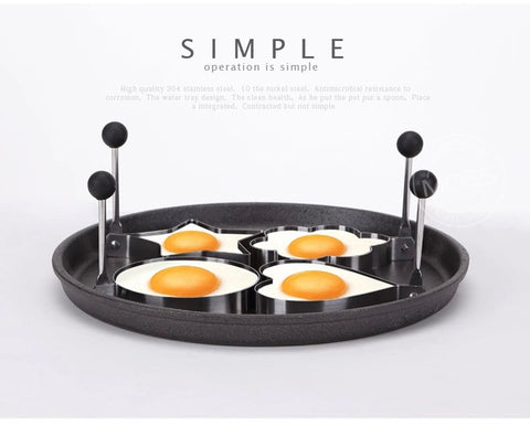 Cook Fried Egg tools Pancake rings Stainless Steel  Mould Mold Kitchen accessories