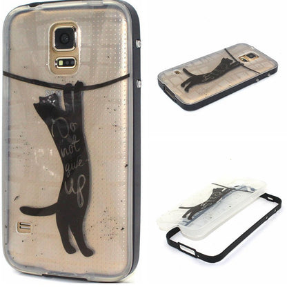 Hybrid Soft TPU Transparent Back Cover & Plastic Frame Cases for  Samsung Galaxy S5 - Shopy Max