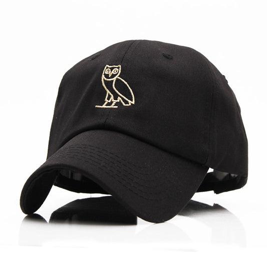 High Quality Outdoor Visor black Strapback OVO Drake Hotline Bling hats 6 panel snapback POLOs baseball cap GOLD OWL