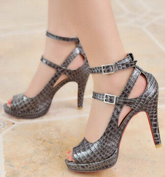 Big Size 32-43 Fashion Party Red Sole Shoes Woman Sexy Red Bottom High