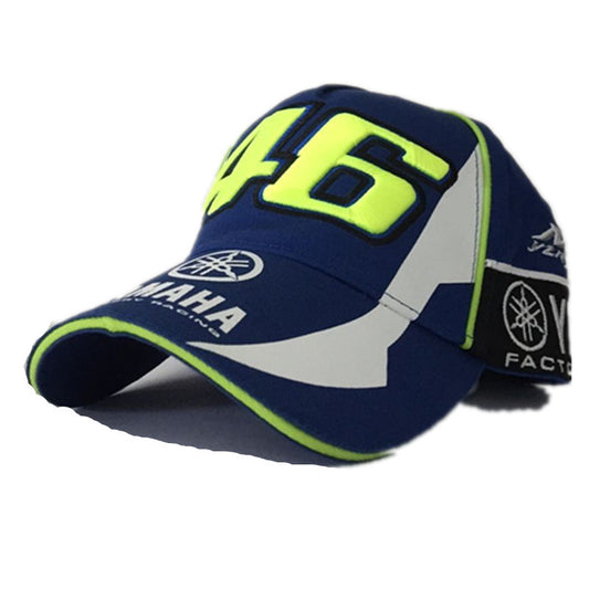 BLUE New Design F1 Racing Cap Car Motocycle Racing MOTO GP VR 46 Rossi - Shopy Max