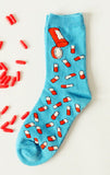 New caramella Banana Elk hit Color Socks for Couple happy socks Harajuku Street