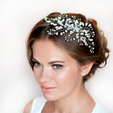 New  Imitation Pearl Bridal Hair Combs Hairpin Tiara Wedding